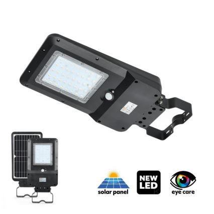LED-Solar-Straßenleuchte mit Sensor STREET LED/15W/7,4V 4000K IP65 5400 mAh