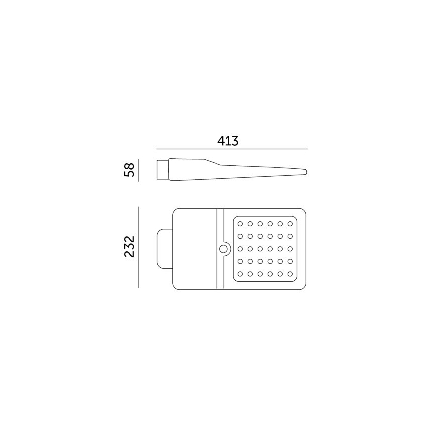 LED-Solar-Straßenleuchte mit Sensor STREET LED/15W/7,4V 4000K IP65 5400 mAh