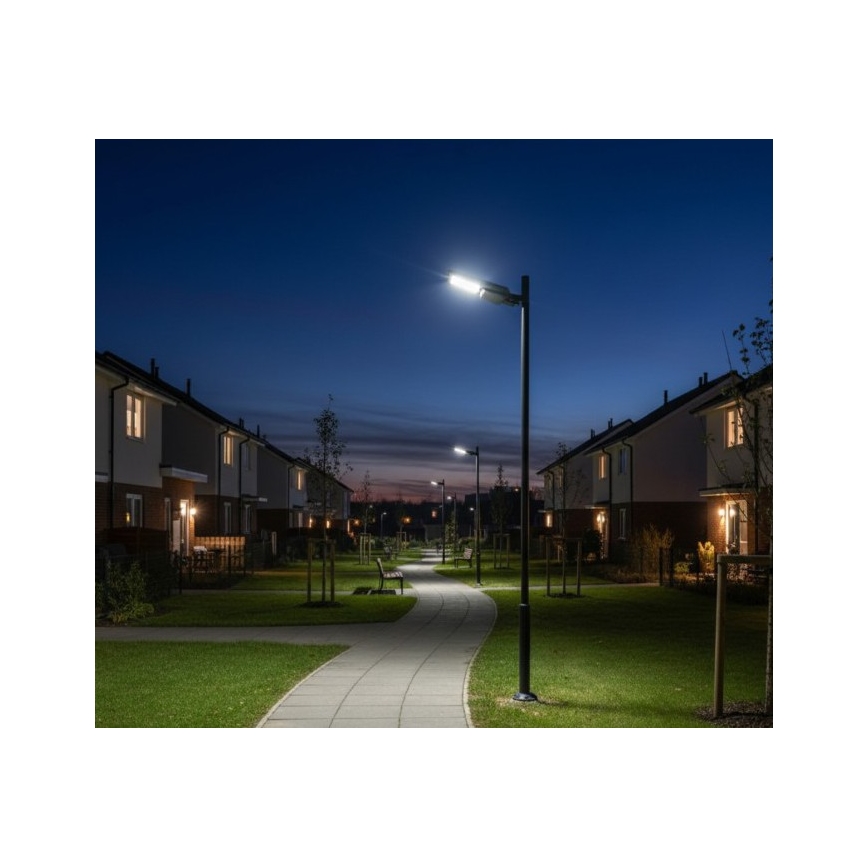 LED-Solar-Straßenleuchte mit Sensor STREET LED/20W/7,4V 3000/4000/6000K IP65 5400 mAh
