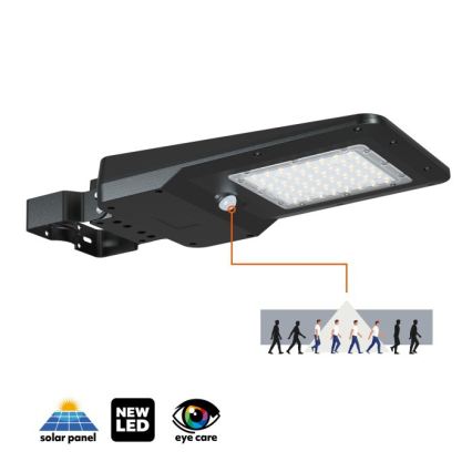 LED-Solar-Straßenleuchte mit Sensor STREET LED/20W/7,4V 3000/4000/6000K IP65 5400 mAh