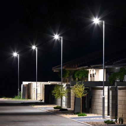 LED-Solar-Straßenleuchte VIA 200W/20000 mAh 3,2V 6000K IP54 + Fernbedienung