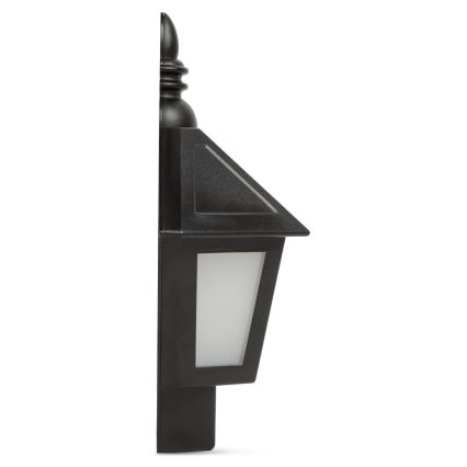 LED Solar-Wandleuchte LED/0,2W/1,2V 400mAh IP44 schwarz