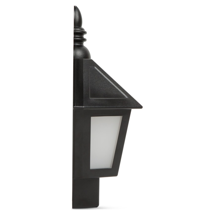 LED Solar-Wandleuchte LED/0,2W/1,2V 400mAh IP44 schwarz