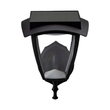 LED-Solar-Wandleuchte LED/2W/3,7V 3000/6000K IP65 2200 mAh schwarz