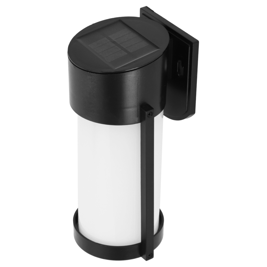LED Solar-Wandleuchte LED/3,7V 300 mAh IP44 schwarz