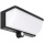 LED-Solar-Wandleuchte mit Bewegungs- und Dämmerungssensor LED/3W/3,7V IP54 1500 mAh schwarz