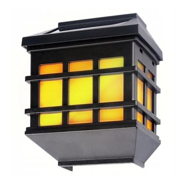 LED-Solar-Wandleuchte mit Dämmerungssensor LED/1,2V 600 mAh IP44