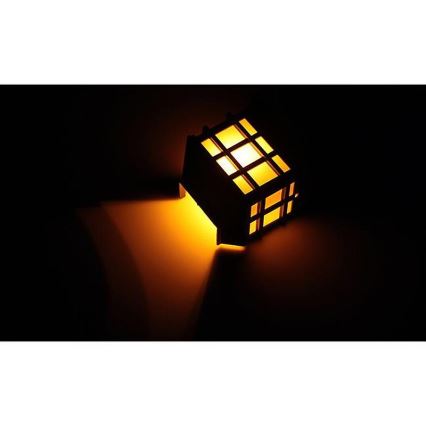 LED-Solar-Wandleuchte mit Dämmerungssensor LED/1,2V 600 mAh IP44