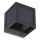 LED-Solar-Wandleuchte mit Sensor, 9 W, 3,7 V, 3000/4000/6000 K, IP65, 2600 mAh, schwarz