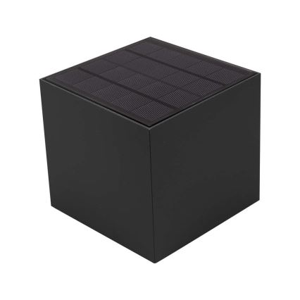 LED-Solar-Wandleuchte mit Sensor LED/9W/5V 3000/4000/5000K IP65 2600 mAh Anthrazit