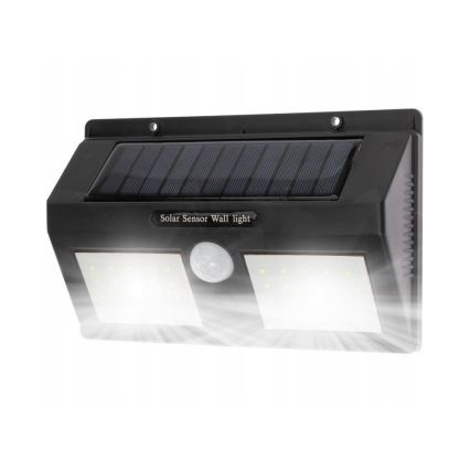 LED-Solar-Wandleuchte mit Sensor LED/1,2W/3,7V 1200 mAh IP44