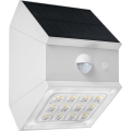 LED-Solar-Wandleuchte mit Sensor LED/2,5W/3,7V 3000/4000/6000K IP65 1200 mAh weiß