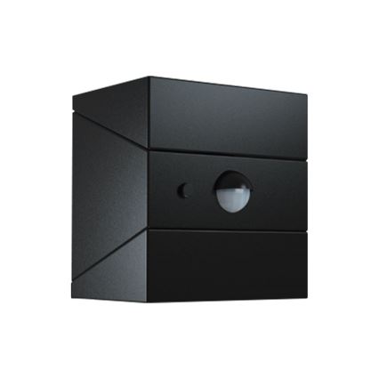 LED-Solar-Wandleuchte mit Sensor LED/2,5W/3,7V 3000/4000/6000K IP65 1200 mAh schwarz