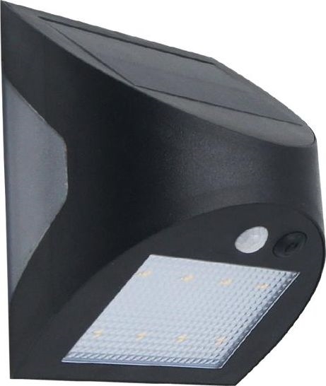 LED-Solar-Wandleuchte mit Sensor LED/3W/3,7V 3000/4000K 1200 mAh IP54 schwarz