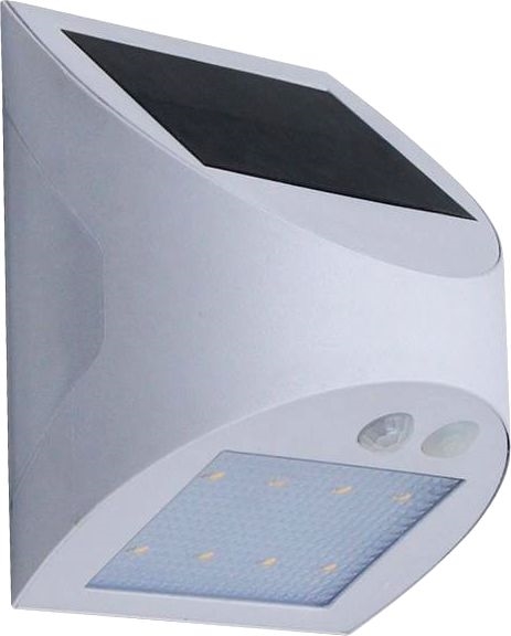 LED-Solar-Wandleuchte mit Sensor LED/3W/3,7V 3000/4000K 1200 mAh IP54 weiß