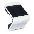 LED Solar-Wandleuchte mit Sensor LED/3W/3,7V 3000/4000K IP65 2000 mAh Weiß
