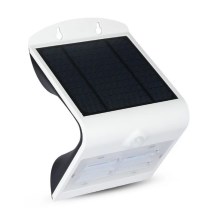 LED Solar-Wandleuchte mit Sensor LED/3W/3,7V 3000/4000K IP65 weiß