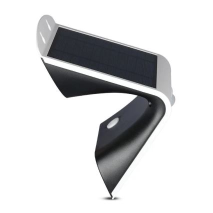 LED Solar-Wandleuchte mit Sensor LED/3W/3,7V 3000/4000K IP65 weiß