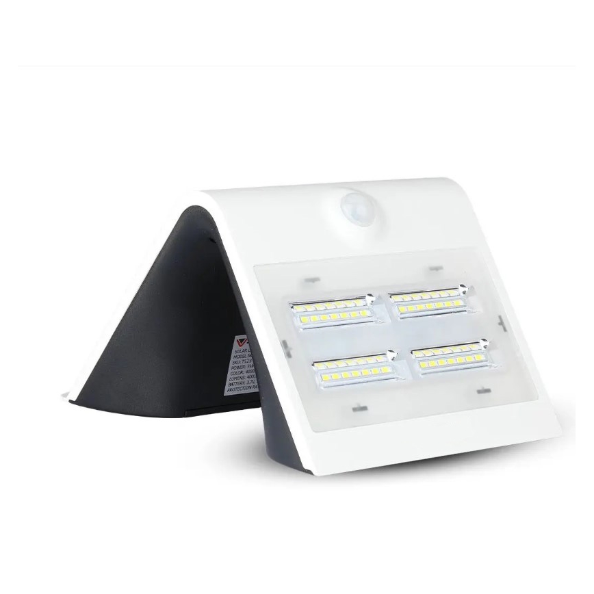 LED Solar-Wandleuchte mit Sensor LED/3W/3,7V 3000/4000K IP65 weiß