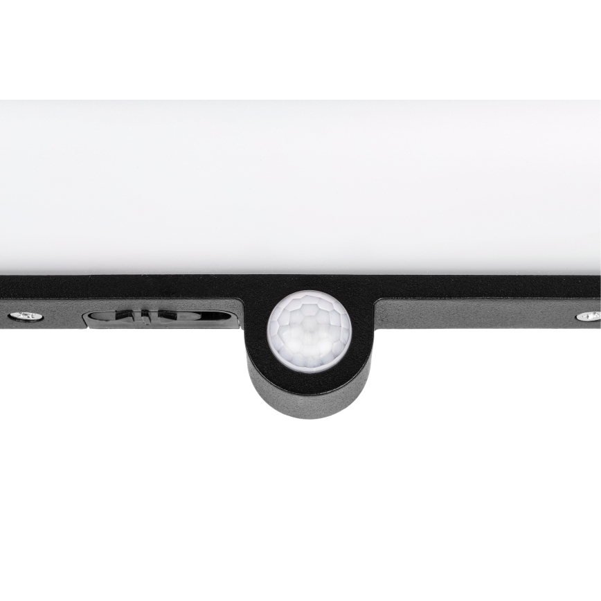 LED-Solar-Wandleuchte mit Bewegungs- und Dämmerungssensor LED/3W/3,7V IP54 1500 mAh schwarz