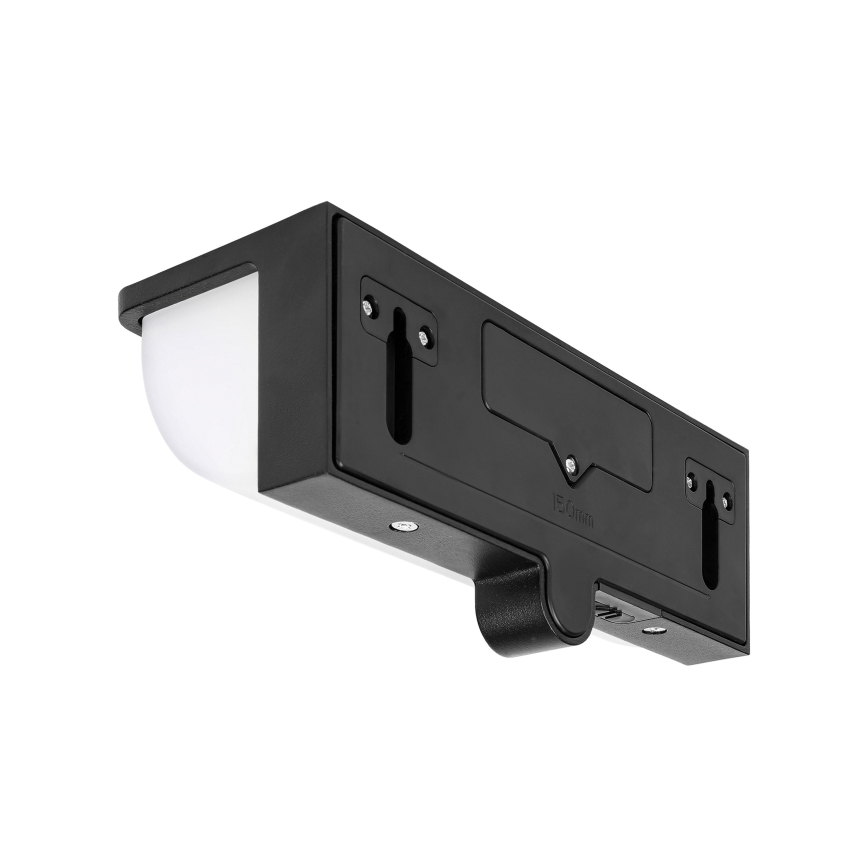 LED-Solar-Wandleuchte mit Bewegungs- und Dämmerungssensor LED/3W/3,7V IP54 1500 mAh schwarz