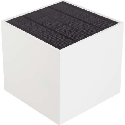 LED Solar-Wandleuchte mit Sensor LED/3W/3,7V IP65 4000K 2600 mAh Weiß
