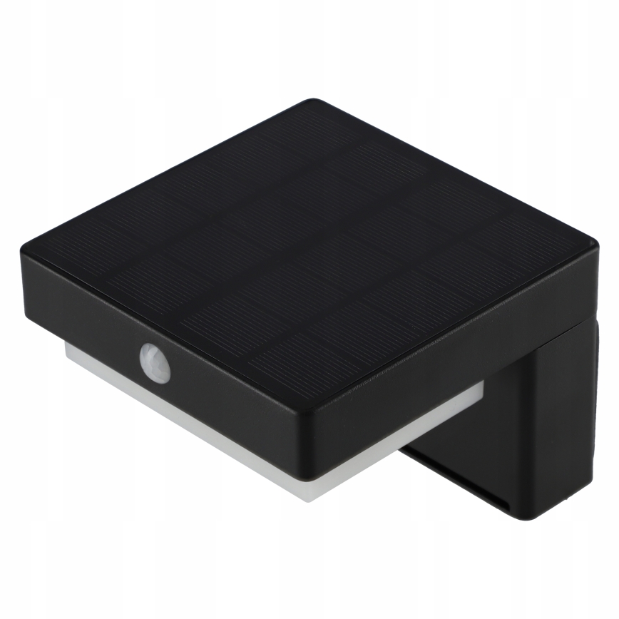 LED Solar-Wandleuchte mit Sensor LED/5W/3,7V 2000 mAh IP44 schwarz