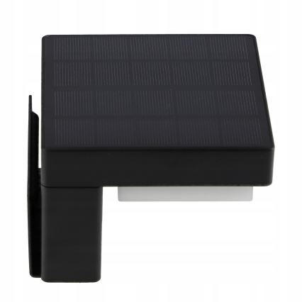 LED Solar-Wandleuchte mit Sensor LED/5W/3,7V 2000 mAh IP44 schwarz