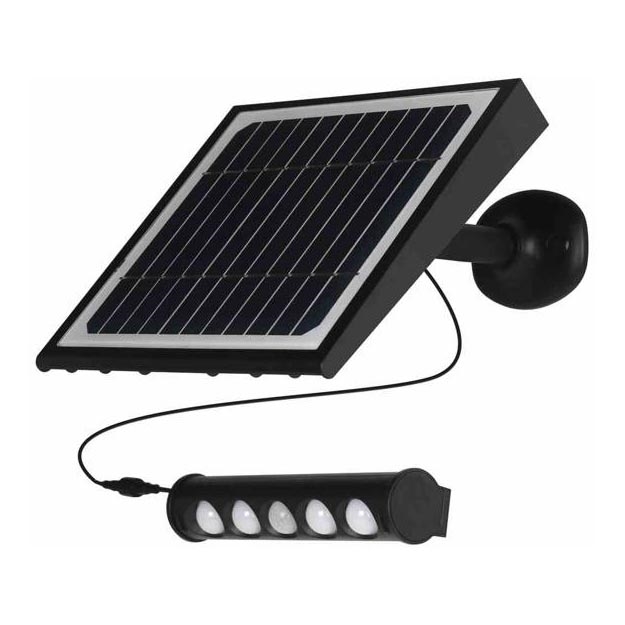 LED-Solar-Wandleuchte mit Sensor LED/8W/3,7V 4000 mAh 4000K IP65