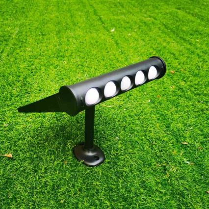 LED-Solar-Wandleuchte mit Sensor LED/8W/3,7V 4000 mAh 4000K IP65