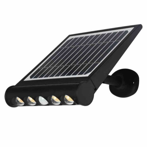 LED Solar-Wandleuchte mit Sensor LED/8W/3,7V 4000 mAh 4000K IP65