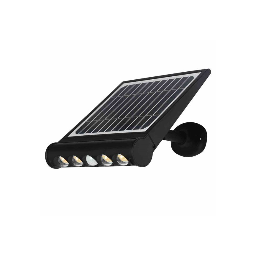 LED-Solar-Wandleuchte mit Sensor LED/8W/3,7V 4000 mAh 4000K IP65