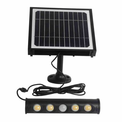 LED-Solar-Wandleuchte mit Sensor LED/8W/3,7V 4000 mAh 4000K IP65