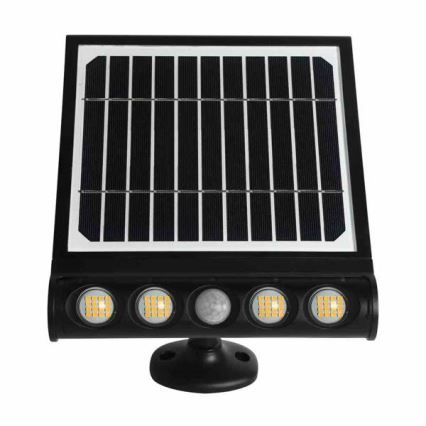 LED-Solar-Wandleuchte mit Sensor LED/8W/3,7V 4000 mAh 4000K IP65