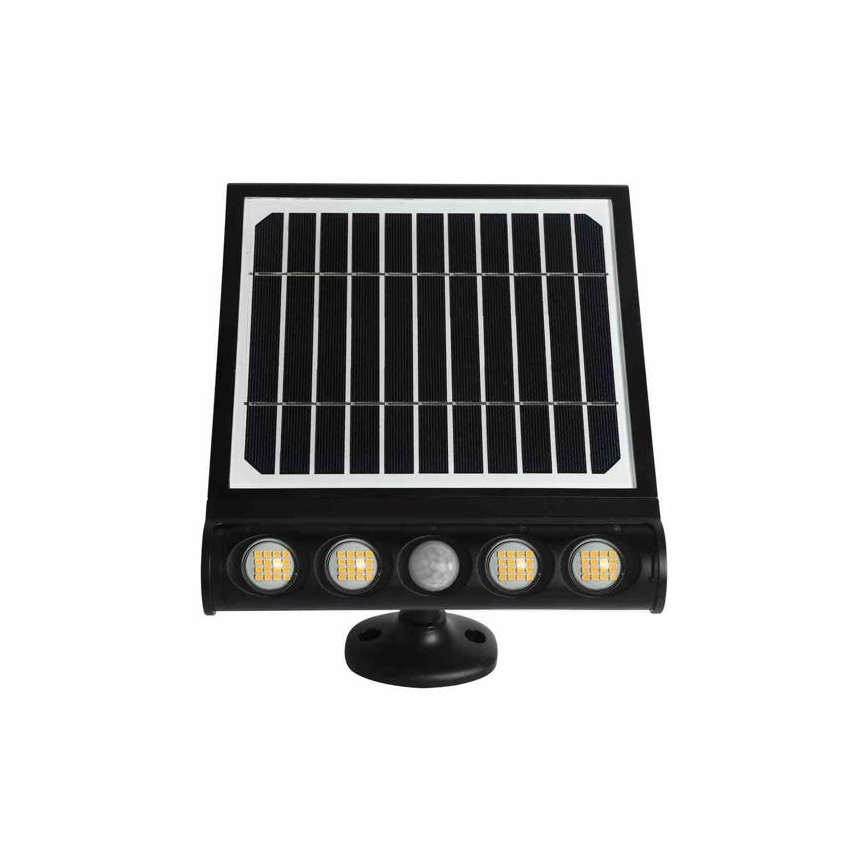LED-Solar-Wandleuchte mit Sensor LED/8W/3,7V 4000 mAh 4000K IP65