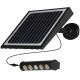 LED-Solar-Wandleuchte mit Sensor LED/8W/3,7V IP65 3000K