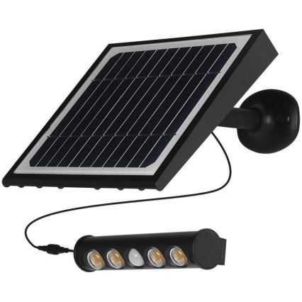 LED-Solar-Wandleuchte mit Sensor LED/8W/3,7V IP65 3000K