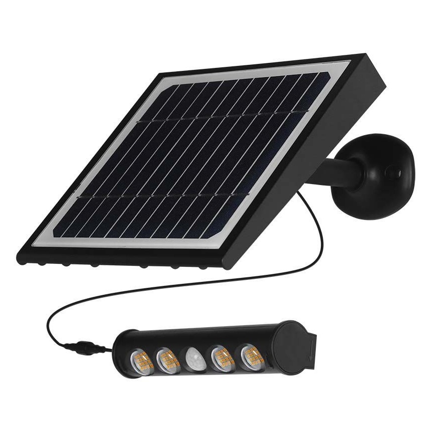 LED-Solar-Wandleuchte mit Sensor LED/8W/3,7V IP65 6000K