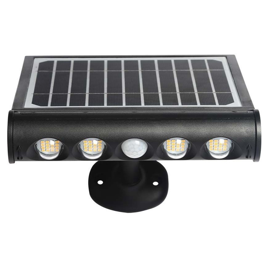 LED-Solar-Wandleuchte mit Sensor LED/8W/3,7V IP65 6000K