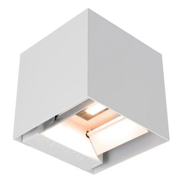 LED-Solar-Wandleuchte mit Sensor LED/9W/3,7V 3000/4000/5000K IP65 2600 mAh weiß