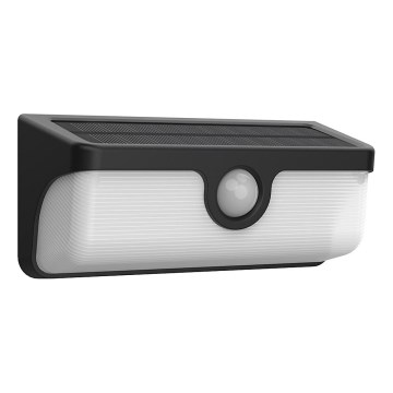 LED-Solar-Wandleuchte mit Sensor LINK LED/5W/3,7V 2000 mAh IP65 schwarz