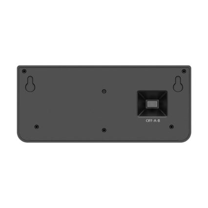 LED-Solar-Wandleuchte mit Sensor LINK LED/5W/3,7V 2000 mAh IP65 schwarz