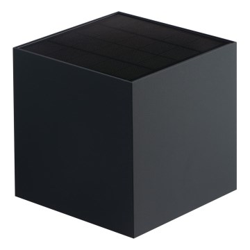 LED-Solar-Wandleuchte mit Sensor REKA LED/6W/3,7V 1800 mAh 3000/4000/6500K IP65 anthrazit