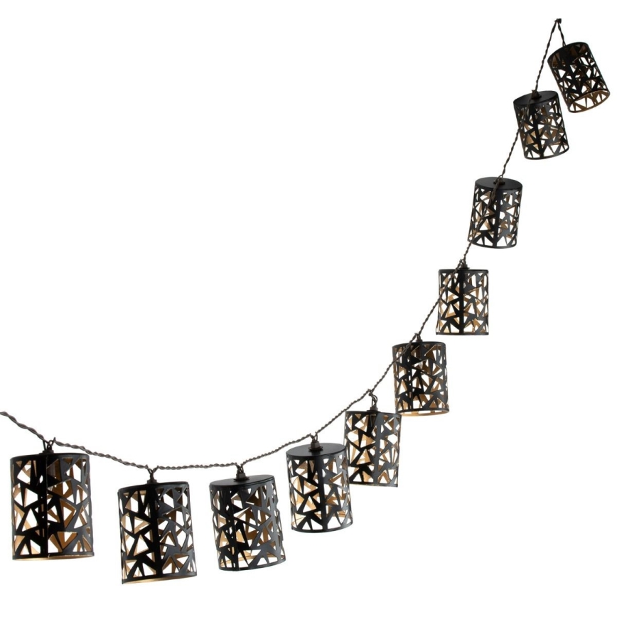 LED-Solarkette 10xE12/3,65m IP44 warmweiß