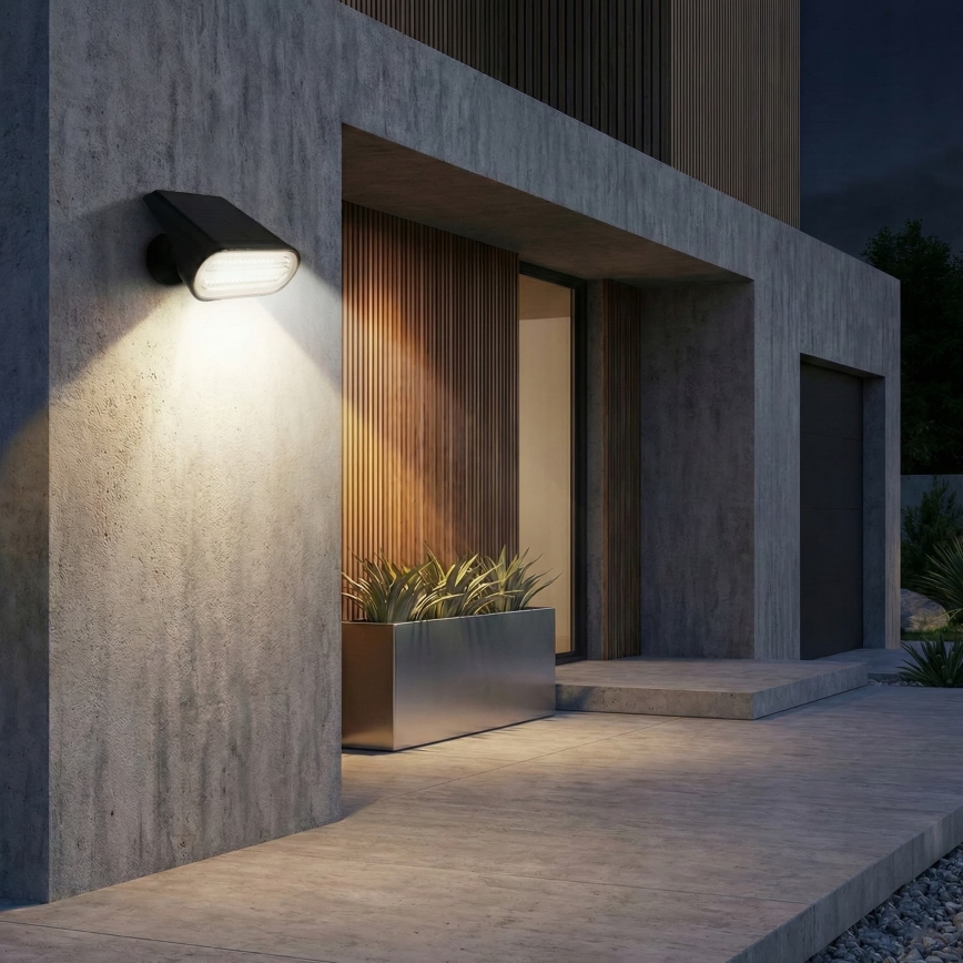 LED Solarlampe 2-in-1 LED/3,7V 1200 mAh IP54 schwarz