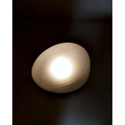 LED-Solarlampe 2xLED/1,2V 300 mAh IP44 schwarz/weiß