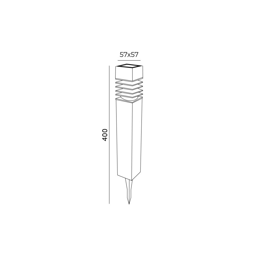 LED-Solarlampe AURORA LED/1xAAA 4000K IP44 100 mAh
