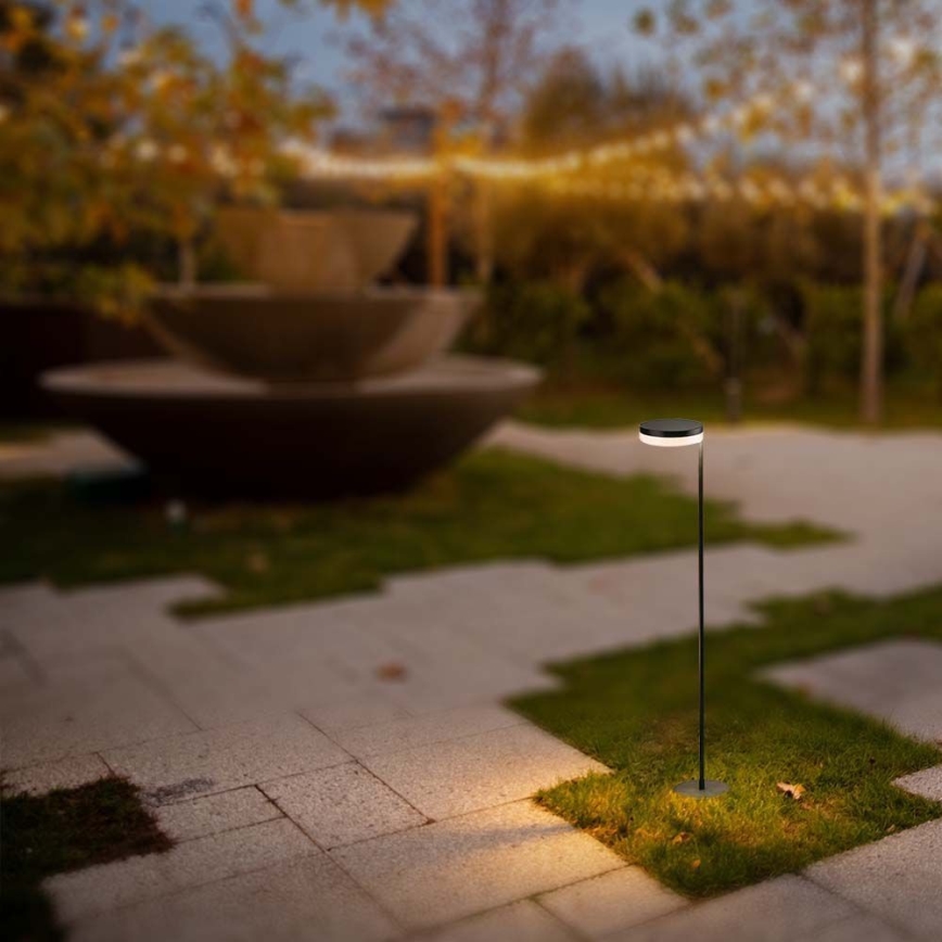 LED-Solarlampe für den Außenbereich LED/2W/3,7V 3000K IP54 schwarz