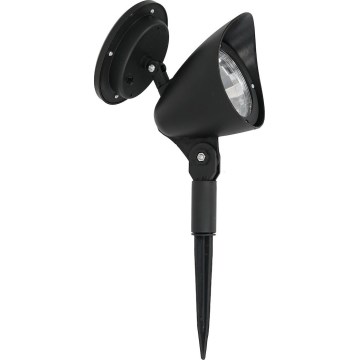 LED-Solarlampe JOKER LED/1,2V 100 mAh 4000K 31,5 cm IP44 schwarz