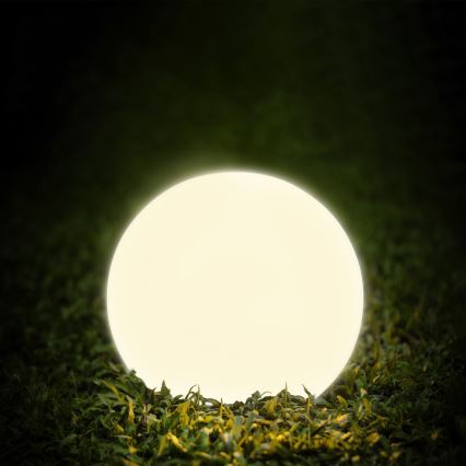 LED-Solarlampe KULA LED/3,7V 3000/4000/6500K Ø 50 cm 2000 mAh IP65 weiß